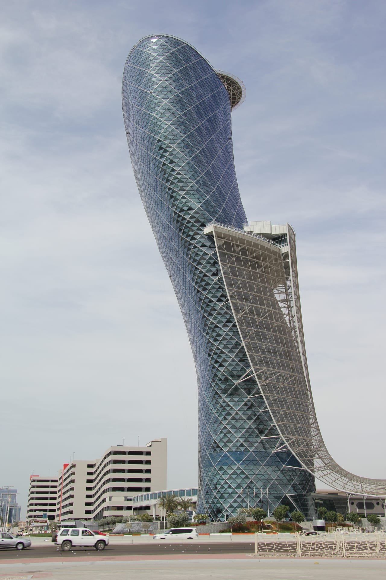 Capital Gate, Abu Dhabi’s dramatic leaning tower.